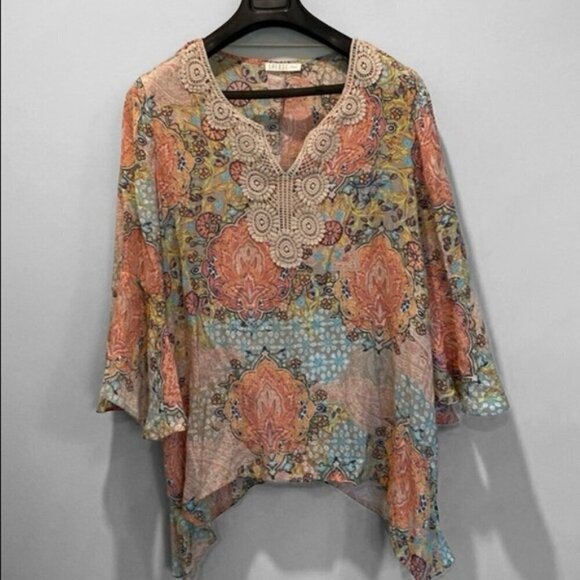 Spense Embroidered Bohemian size 1X. - Picture 2 of 13